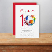 Jungs zum Fußball-Geburtstag Einladung