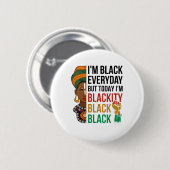 Jüngst bin ich schwarze Geschichte Afrikas Amer Button (Vorne & Hinten)