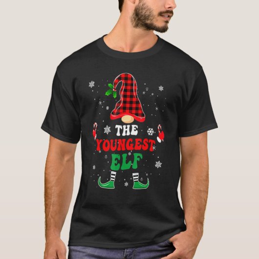 Jüngste Elf Shirts Matching Group Weihnachten Paja (Vorderseite)