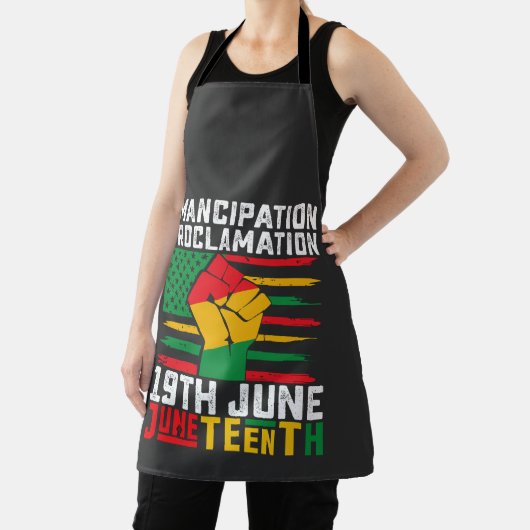 Jüngste Emanzipation Proklamation Schwarze Freihei Schürze (InSitu)