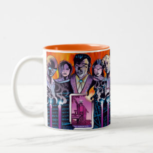 Jüngste Kaffee-Tasse Zweifarbige Tasse