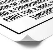 Jüngste Zitate, Freiheit der afroamerikanischen. Poster (Ecke)