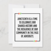 Jüngste Zitate, Freiheit der afroamerikanischen. Save The Date (Vorderseite)