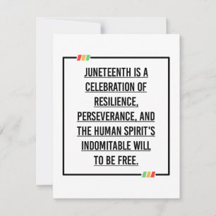 Jüngste Zitate, Freiheit der afroamerikanischen. Save The Date