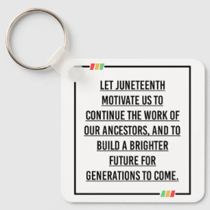 Jüngste Zitate, Freiheit der afroamerikanischen. Schlüsselanhänger
