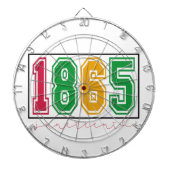 Jungsteinzeit - Schwarze Geschichte Dartscheibe (vorne)