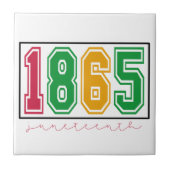 Jungsteinzeit - Schwarze Geschichte Fliese (Vorderseite)