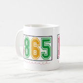 Jungsteinzeit - Schwarze Geschichte Kaffeetasse (Vorderseite Links)