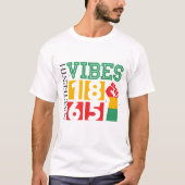 Jungsteinzeit - Schwarze Geschichte T-Shirt (Vorderseite)
