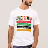Jungsteinzeit - Schwarze Geschichte T-Shirt (Vorderseite)