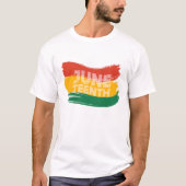 Jungsteinzeit - Schwarze Geschichte T-Shirt (Vorderseite)