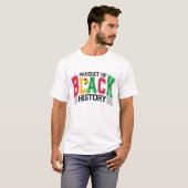 Jungsteinzeit - Schwarze Geschichte T-Shirt (Vorne ganz)