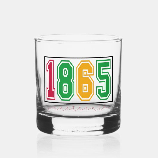 Jungsteinzeit - Schwarze Geschichte Whiskyglas (Vorderseite)