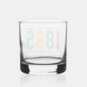 Jungsteinzeit - Schwarze Geschichte Whiskyglas (Rückseite)