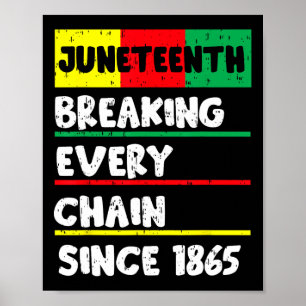 Jungsteinzeit Zerbrechen jede Kette seit 1865 Ance Poster