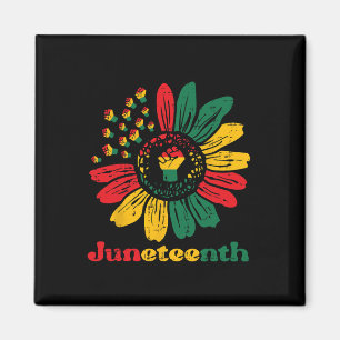 Jungsteinziger Afrikanischer Sonnenblumen Fists Mä Magnet