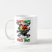 Jungsteinziger Brand seit 1865 Kaffeetasse (Links)