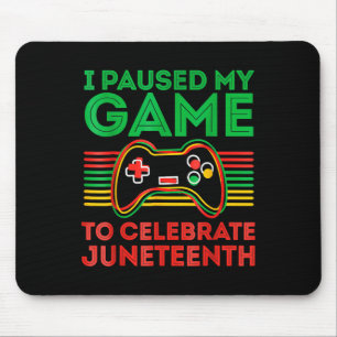 Jungsteinziger Gamer Ich habe mein Spiel unterbroc Mousepad