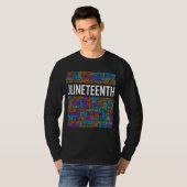 Jungsteinziger Satz schwarze Geschichte Afro Ameri T-Shirt (Vorne ganz)