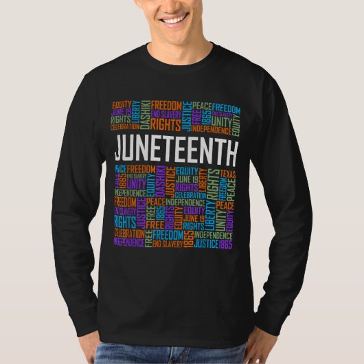 Jungsteinziger Satz schwarze Geschichte Afro Ameri T-Shirt (Vorderseite)