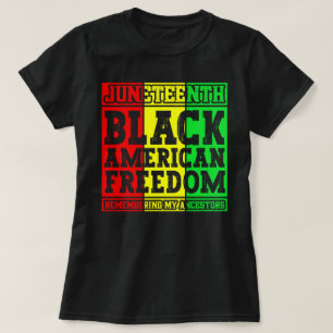 Jungsteinziger Schwarzer Amerika - Erinnerung an C T-Shirt