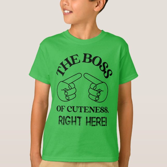 Jüngster Chef der Süße T-Shirt (Vorderseite)