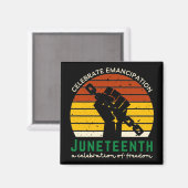 Jüngster Feiertag für Freiheit Magnet (Vorderseite/Rückseite)