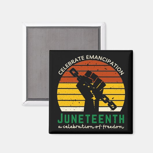 Jüngster Feiertag für Freiheit Magnet (Vorderseite/Rückseite)