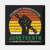 Jüngster Feiertag für Freiheit Magnet (Vorne)