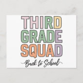 Jüngster SchulleiterIn 3. Klasse Postkarte (Vorderseite)