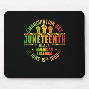 Jüngster Tag der Emanzipation schwarze Geschichte Mousepad