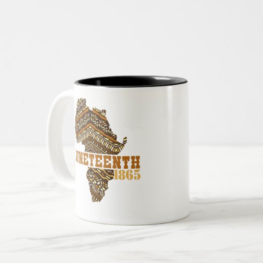 Jüngster Tag seit 1865 Zweifarbige Tasse (Vorderseite Links)