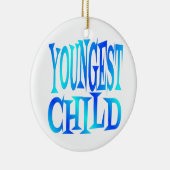 Jüngster untergeordneter Text in Blau Keramik Ornament (Rechts)