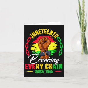 Jüngstes Breaking Jede Kette seit 1865 Black F Karte