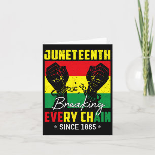 Jüngstes Breaking Jede Kette seit 1865 Black F Karte