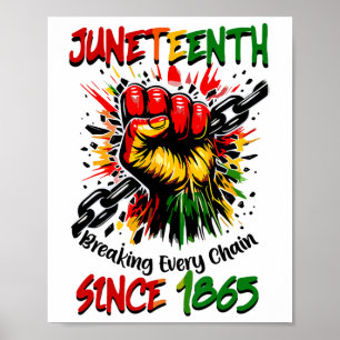 Jüngstes Breaking Jede Kette seit 1865 Black H Poster