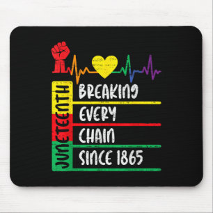 Jüngstes Breaking Jede Kette seit 1865 Freiheit Mousepad