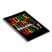 Jüngstes Breaking Jede Kette seit 1865 Freiheit Notizblock (Rechte Seite)