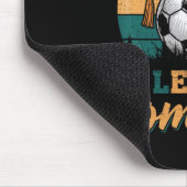 Jüngstes Fußball-Mädchen der zweiten Klasse Mousepad (Ecke)