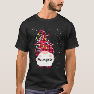 Jüngstes Gnome Matching Family Group Weihnachtslie T-Shirt