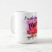 Jüngstes Zittern Kaffeetasse (Vorderseite Links)
