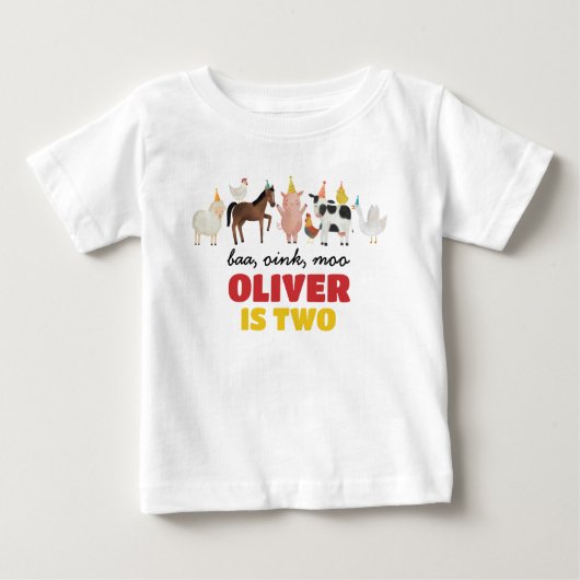 Jungtier Baby T-shirt (Vorderseite)