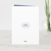 Jungtier mit amerikanischer Flagge Karte (Rückseite)