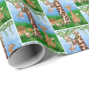 Jungtier zum 1. Geburtstag Geschenkpapier