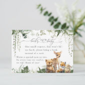 Jungtierduschbuch Begleitkarte (Stehend Vorderseite)