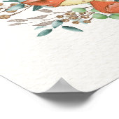 Jungtierdusche Hintergrund Poster (Ecke)