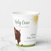 Jungtierdusche Pappbecher (Rückseite)