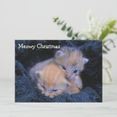 Jungtiere Dankeskarte (Stehend Vorderseite)