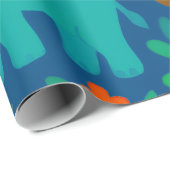 Jungtiere Geschenkpapier (Rolleneckpunkt)