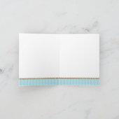 Jungtiere in blauen Mitteilungskarten (Innenseite)